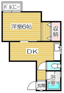 スマイル竹田【102号室】の間取り