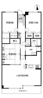 サンロード三石台参番館【6階】の間取り