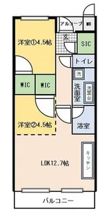 ファインフラッツ京都神宮【202号室】の間取り