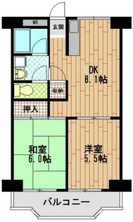 タウンハウス熊内【9階】の間取り