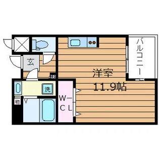 ブランミュール【2階】の間取り