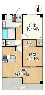 グランシティ三宮【903号室】の間取り
