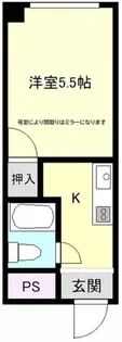 グランセオ黒田Ⅱ【2階】の間取り