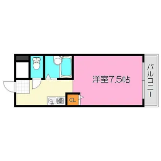 ハイウッズ・ナガタ【1階】の間取り