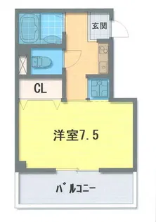 フレックス花園【305号室】の間取り