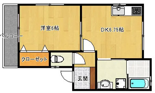 ライイフスタイルイーストⅡ【2階】の間取り
