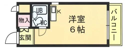 武藤ハイツ【2階】の間取り