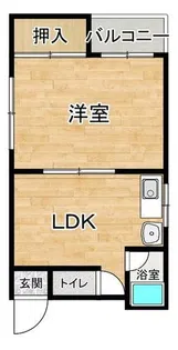 KEEP港晴【4階】の間取り