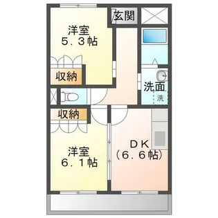 アメニティライフ川島【103号室】の間取り