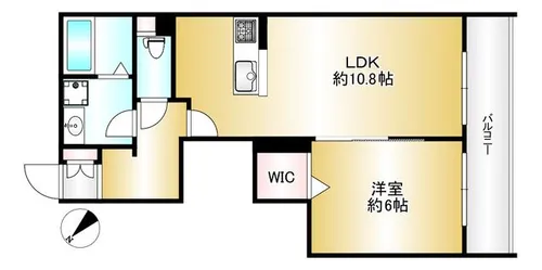 HEBEL BLUME新神戸【3階】の間取り