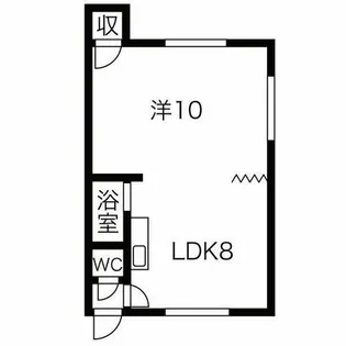ル・パン【110号室】の間取り