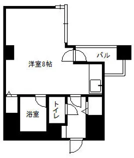 ライオンズシティ大通公園【301号室】の間取り