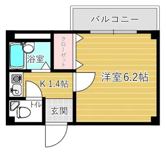 ルゼロⅡ【3階】の間取り