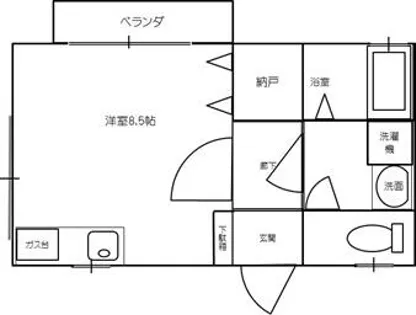 フォレスト芳川【2階】の間取り