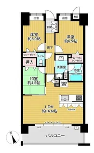 ファーネスト箱崎九大前レジスタ【402号室】の間取り