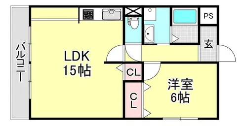 エクシブⅡ番館【204号室】の間取り