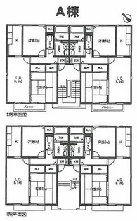 ユトリロ王ヶ崎【A101号室】の間取り
