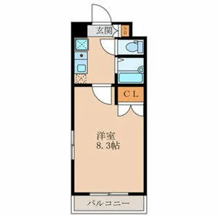 クリムゾン博多【0501号室】の間取り