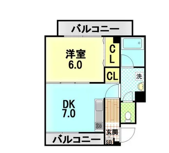 パラツェット下沢【3階】の間取り