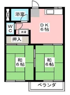 フォーブル杉浦【202号室】の間取り