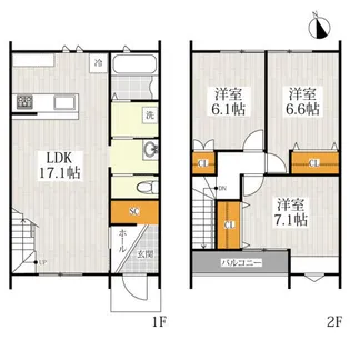 Feliz Palacio【1階】の間取り
