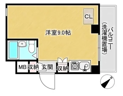 ル・シェール住吉【3階】の間取り