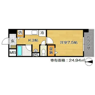 Sol Estudio【306号室】の間取り