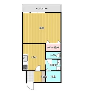 エスペランザ【106号室】の間取り