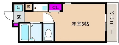 SOLEIL SUMIYOSHI(ソレイユ住吉)【2階】の間取り