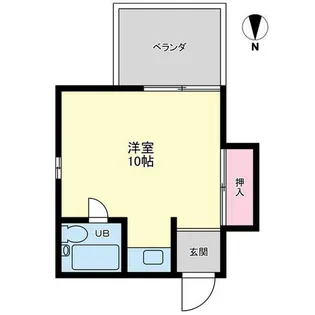 富士ホップワン【1101号室】の間取り