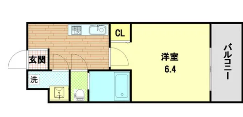 HarumaFlat(ハルマフラット)【2階】の間取り