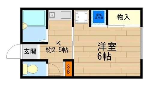 アコルデパルク中山手【1階】の間取り