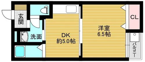 ハイツシード【3階】の間取り
