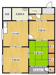 松田コーポ【2階】の間取り