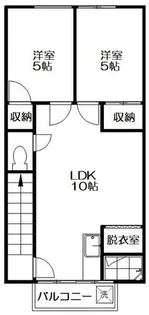 わくわくビル【3階】の間取り