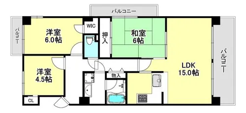 パードレ関目【7階】の間取り