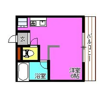 チャイナベル【2階】の間取り