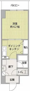 ディアコート大社前【805号室】の間取り