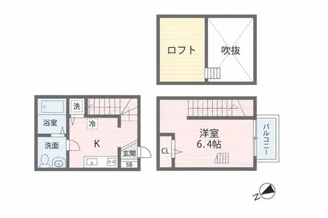Nanalier【1階】の間取り