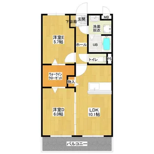 アルページュ【306号室】の間取り