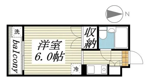 メゾン・ド・シェリー【0302号室】の間取り