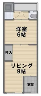 深野文化【102号室】の間取り