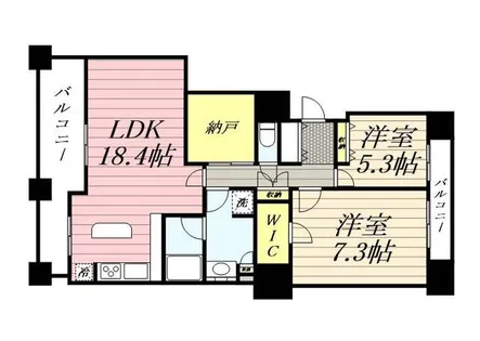 パーク・ホームズ札幌ステーションフロント【0502号室】の間取り