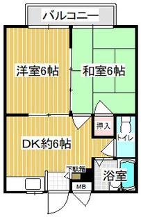 ドリームシャトー【2階】の間取り