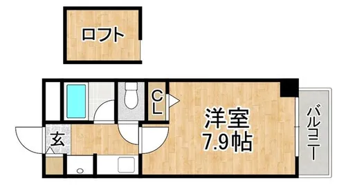 プリンス寺塚【4階】の間取り