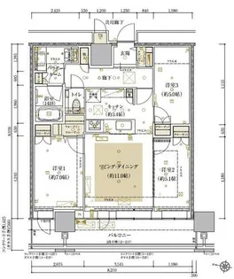 ONE札幌ステーションタワー【9階】の間取り
