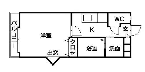 プチ・ロゼ【213号室】の間取り