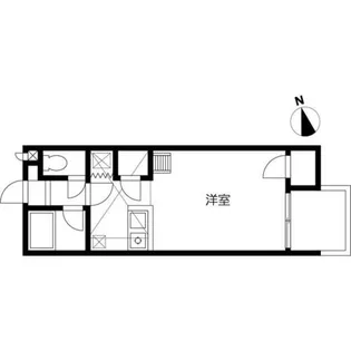 セザンヌ牧野【203号室】の間取り