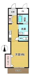 ピアザテラス三橋【103号室】の間取り