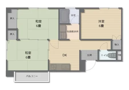 サンアモーレ【2階】の間取り